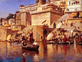 Edwin Lord Weeks : On The River Benares
